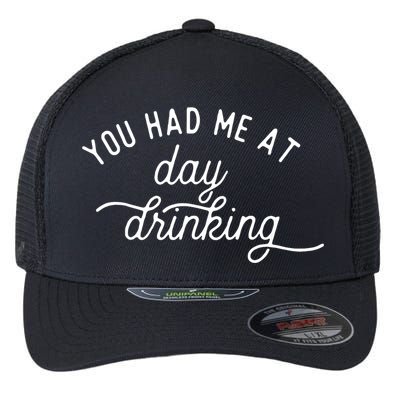 Summer Vacation Funny You Had Me At Day Drinking Flexfit Unipanel Trucker Cap