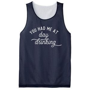 Summer Vacation Funny You Had Me At Day Drinking Mesh Reversible Basketball Jersey Tank