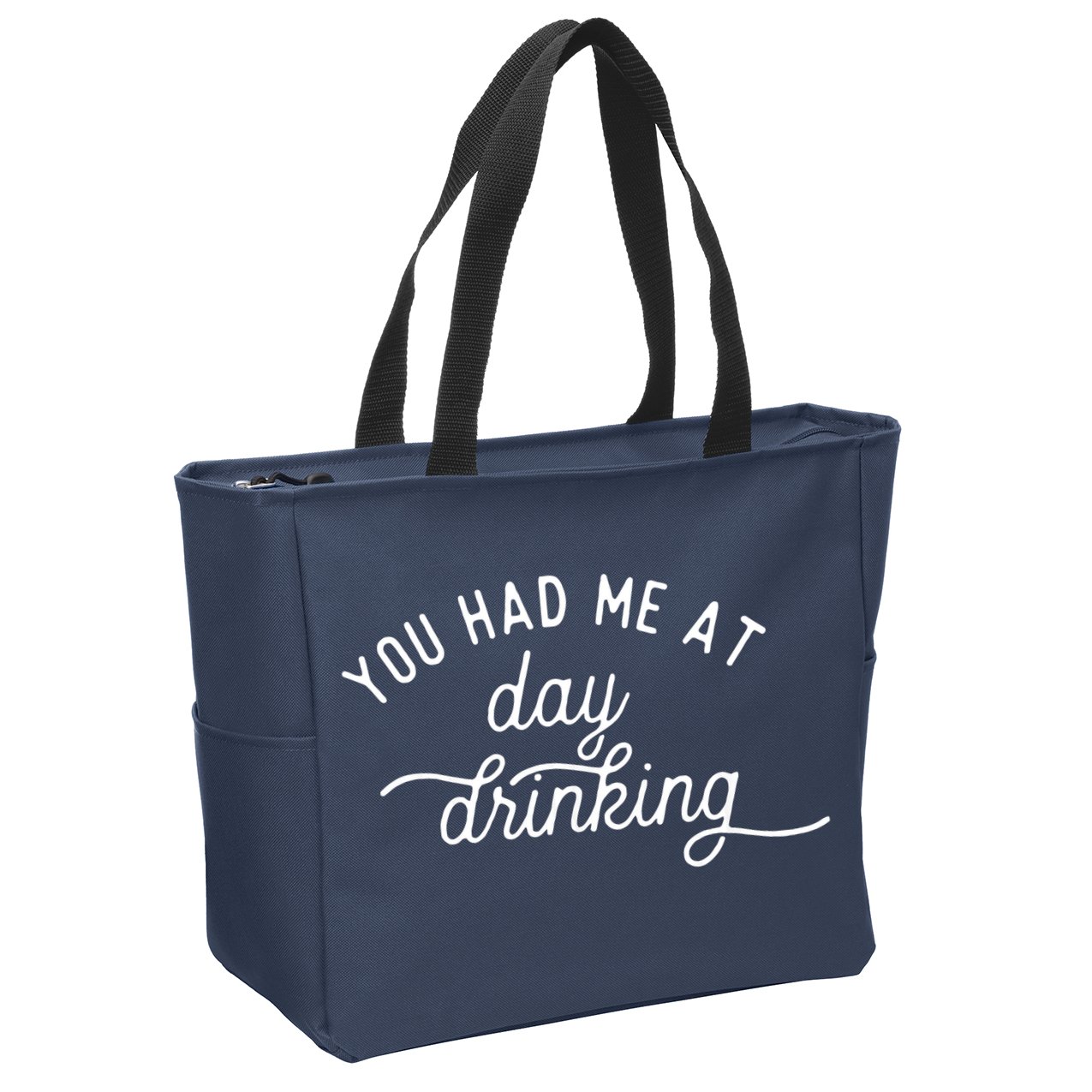 Summer Vacation Funny You Had Me At Day Drinking Zip Tote Bag