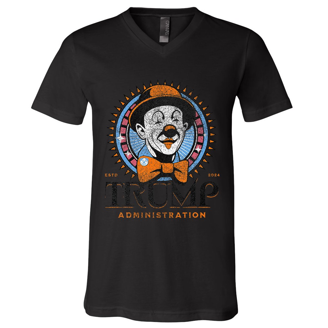 Smart Voter Funny Clown Car Anti Trump Administration V-Neck T-Shirt