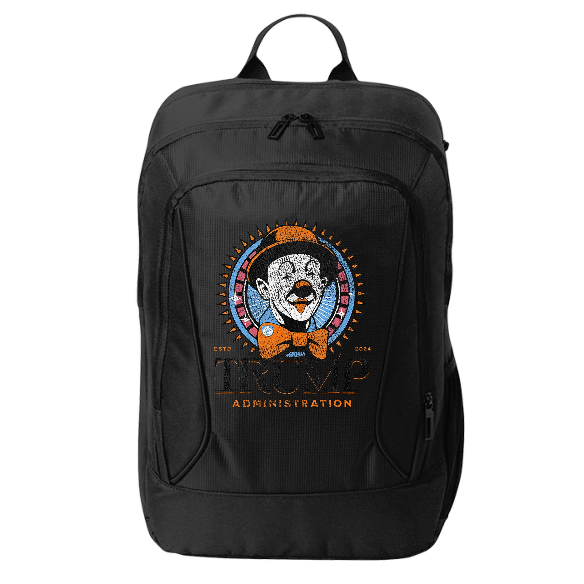 Smart Voter Funny Clown Car Anti Trump Administration City Backpack