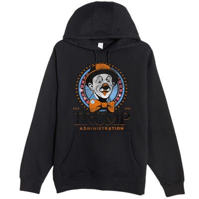 Smart Voter Funny Clown Car Anti Trump Administration Premium Pullover Hoodie