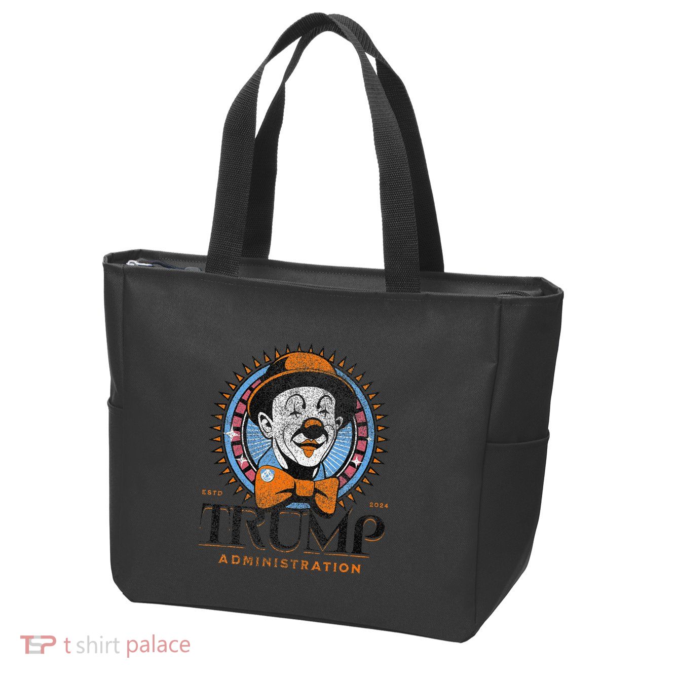 Smart Voter Funny Clown Car Anti Trump Administration Zip Tote Bag