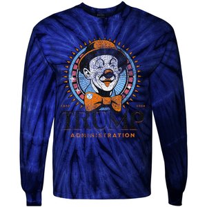 Smart Voter Funny Clown Car Anti Trump Administration Tie-Dye Long Sleeve Shirt