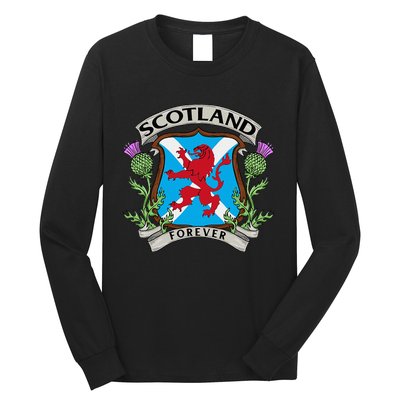 Scottish Vintage Flag Scotland Long Sleeve Shirt