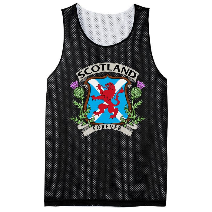 Scottish Vintage Flag Scotland Mesh Reversible Basketball Jersey Tank