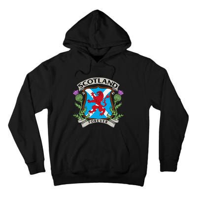 Scottish Vintage Flag Scotland Tall Hoodie