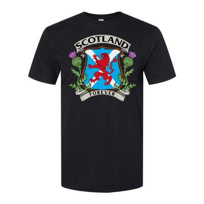 Scottish Vintage Flag Scotland Softstyle CVC T-Shirt