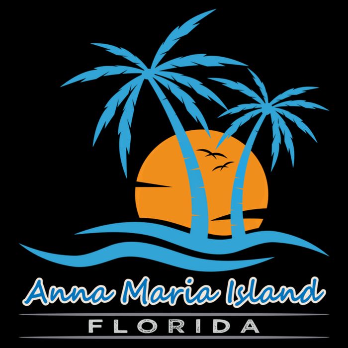 Summer Vacation Florida Anna Maria Island Beach Funny Gift Flat Bill Trucker Hat