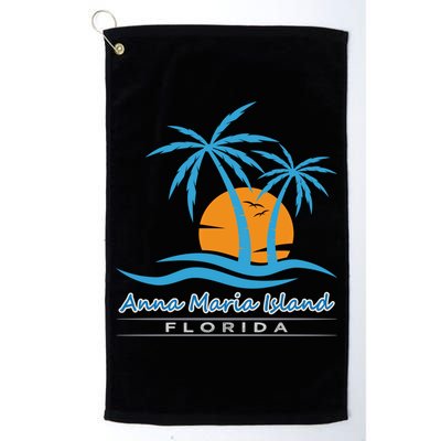 Summer Vacation Florida Anna Maria Island Beach Funny Gift Golf Towel