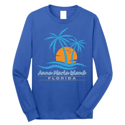 Summer Vacation Florida Anna Maria Island Beach Funny Gift Long Sleeve Shirt
