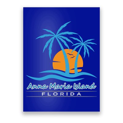 Summer Vacation Florida Anna Maria Island Beach Funny Gift Poster