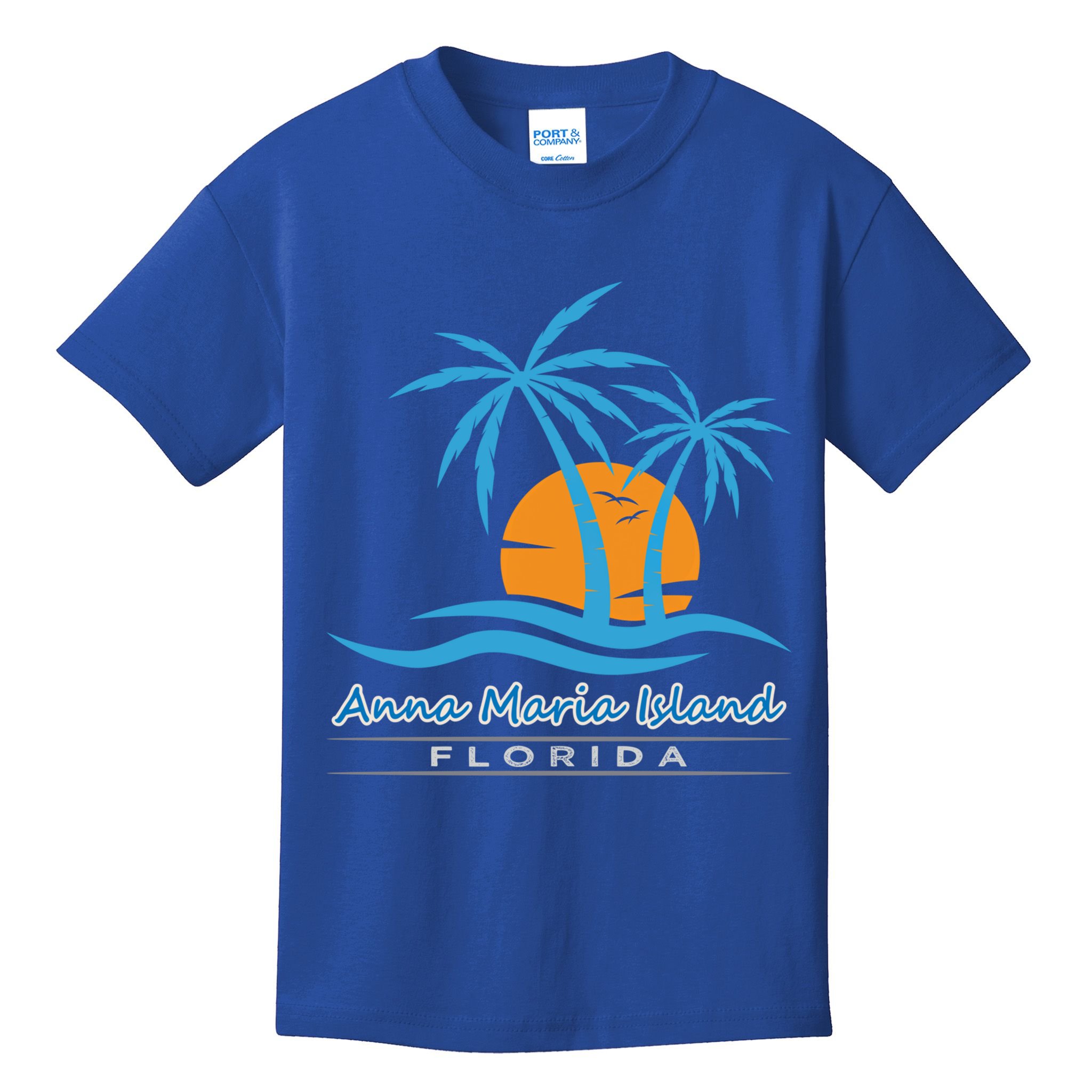 Summer Vacation Florida Anna Maria Island Beach Funny Gift Kids T-Shirt