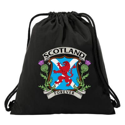 Scottish Vintage Flag Scotland Drawstring Bag
