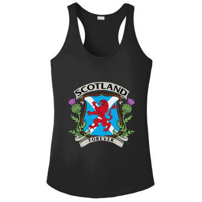 Scottish Vintage Flag Scotland Ladies PosiCharge Competitor Racerback Tank