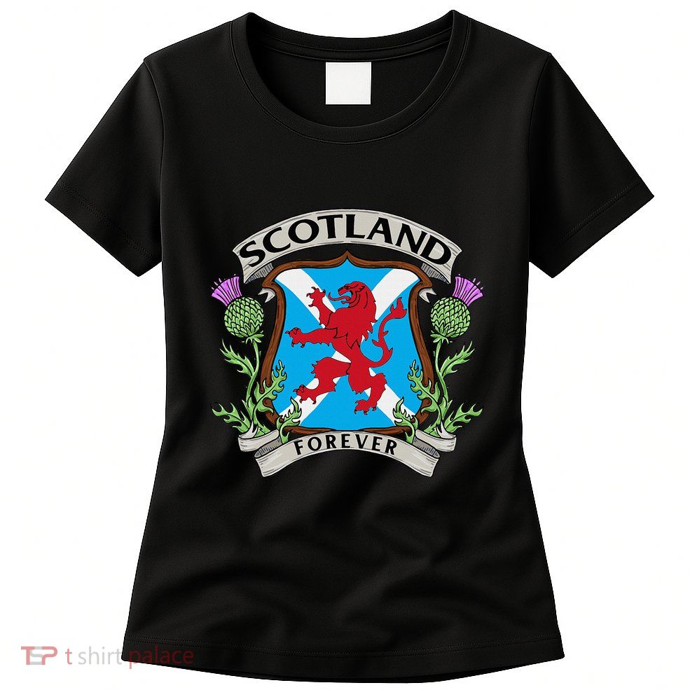 Scottish Vintage Flag Scotland Womens T-Shirt