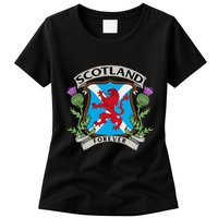 Scottish Vintage Flag Scotland Womens T-Shirt