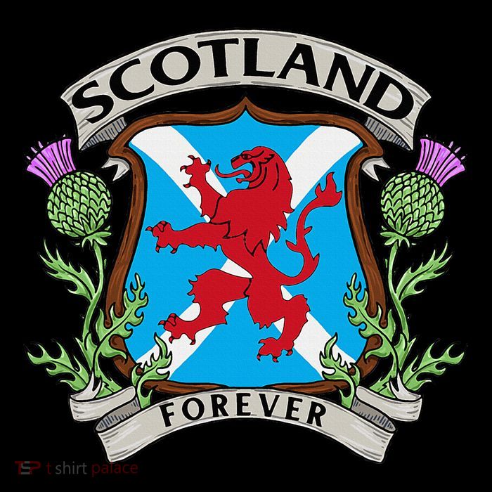 Scottish Vintage Flag Scotland Kids T-Shirt