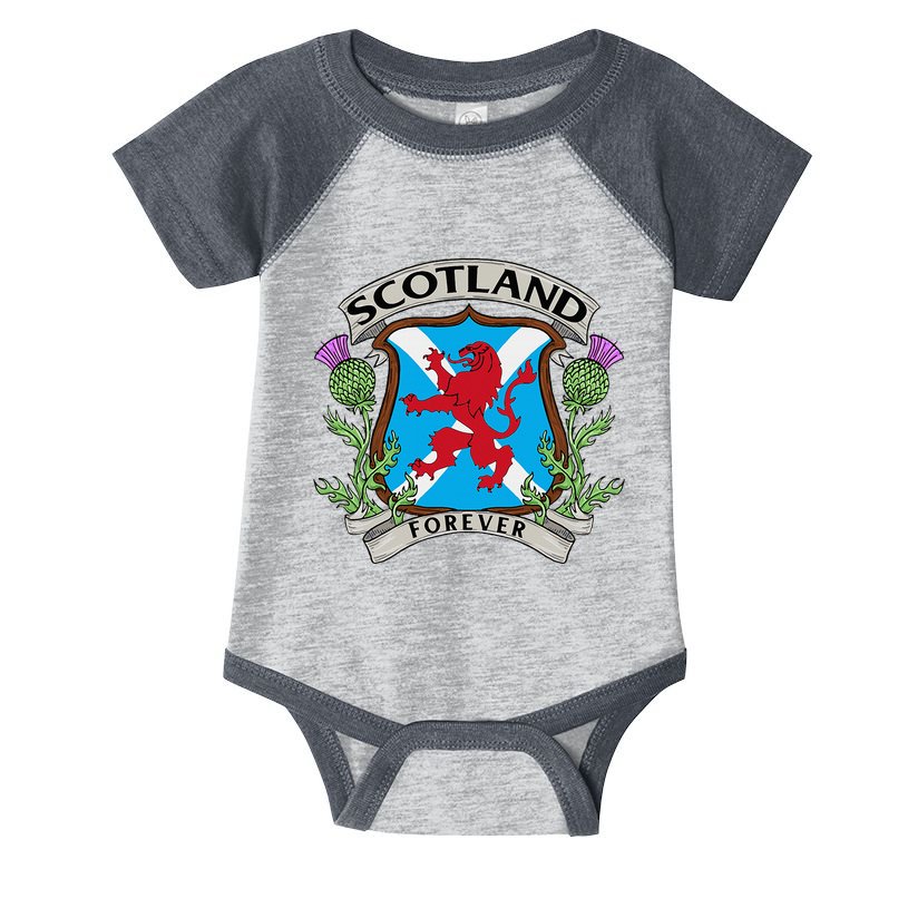 Scottish Vintage Flag Scotland Infant Baby Jersey Bodysuit