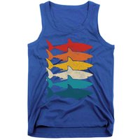 Shark Vintage Fish Fishing Great White Shark Retro Meaningful Gift Tank Top