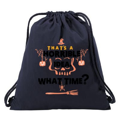 Spooky Vibes For The Ultimate Halloween Look Gift Drawstring Bag