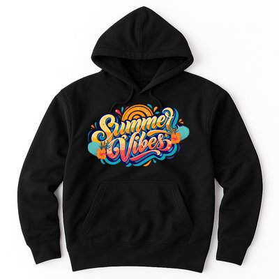 Summer Vibes Family Beach Summer Holiday Hoodie