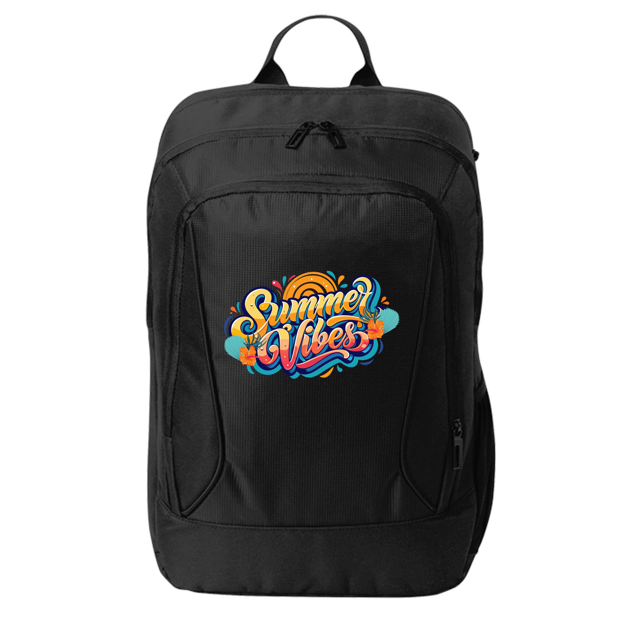 Summer Vibes Family Beach Summer Holiday City Backpack