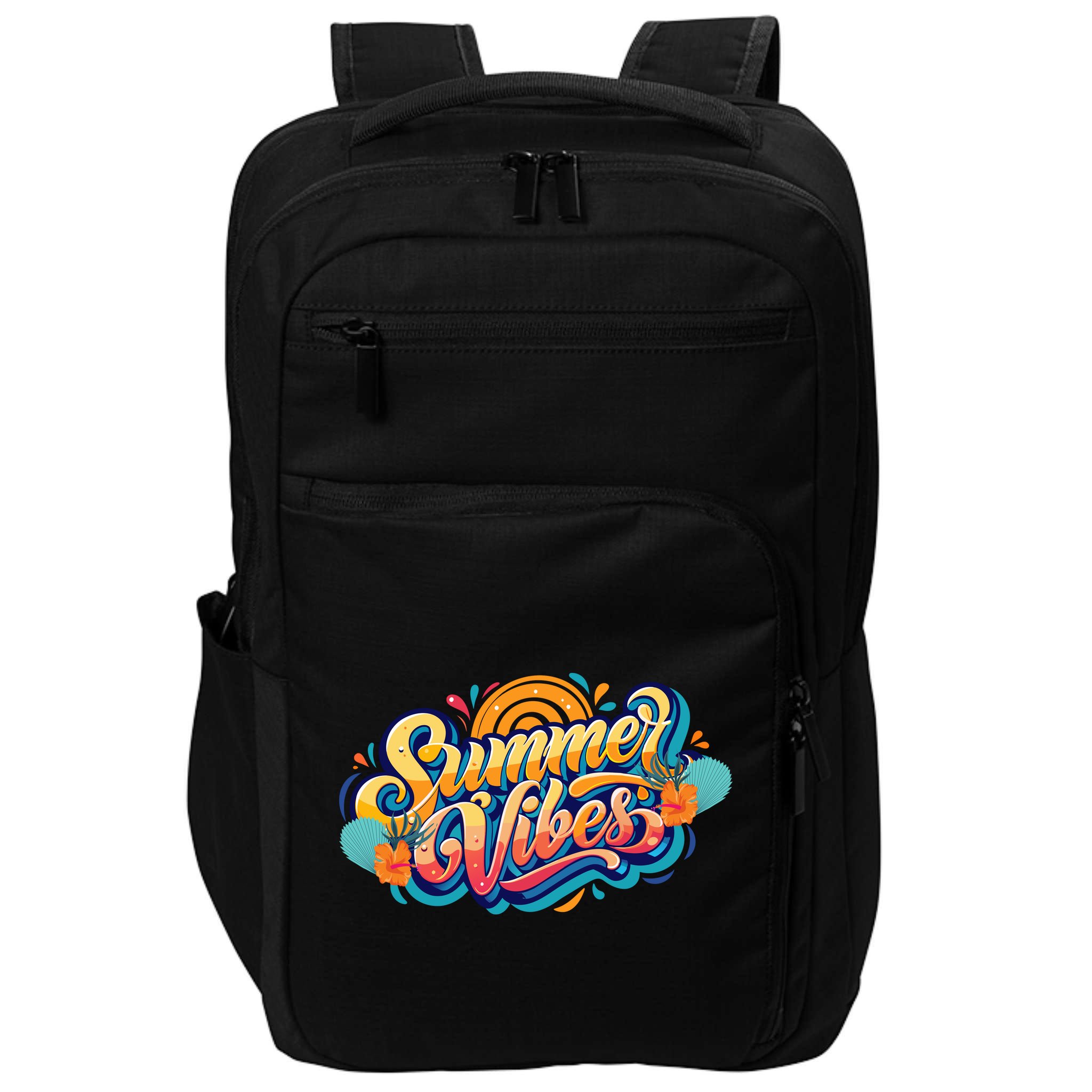 Summer Vibes Family Beach Summer Holiday Impact Tech Backpack