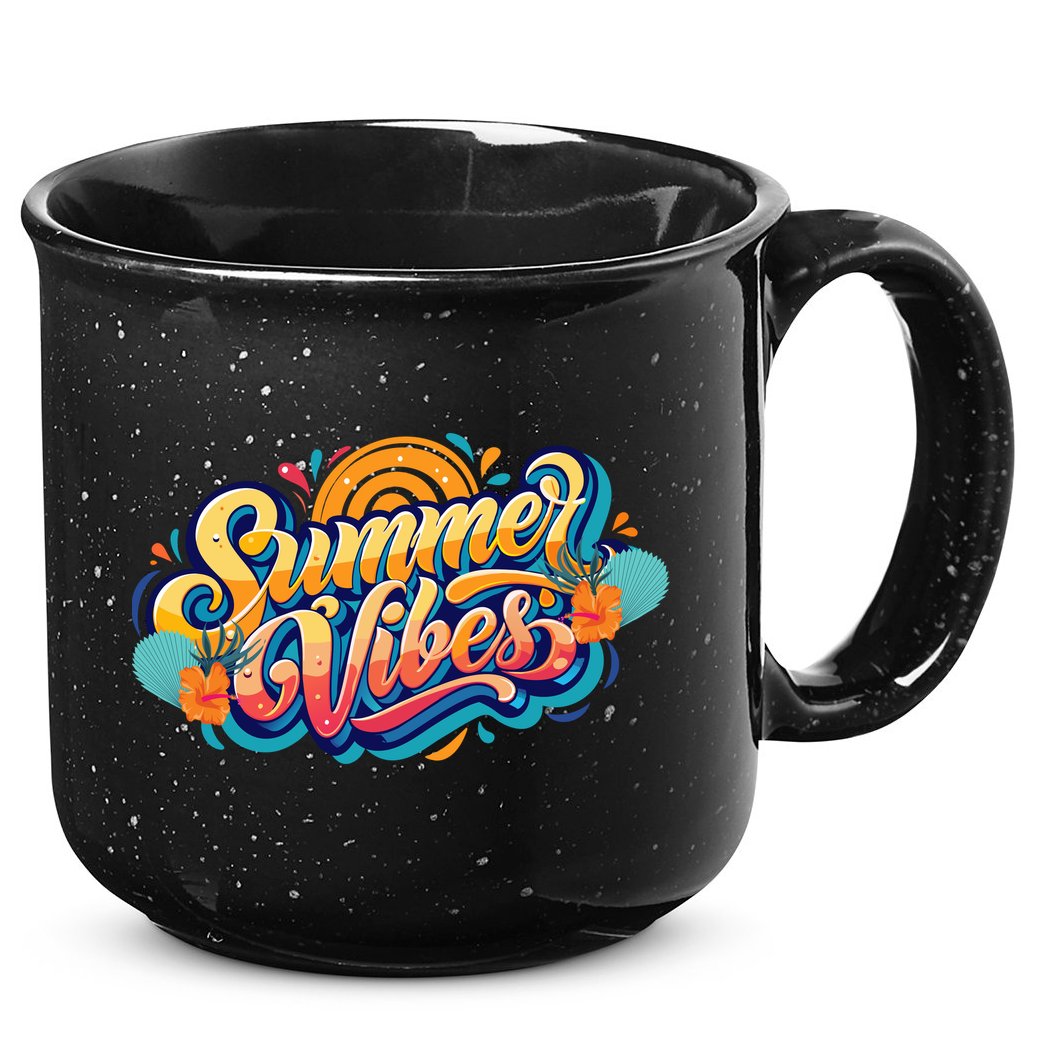 Summer Vibes Family Beach Summer Holiday 15oz Campfire Ceramic Mug