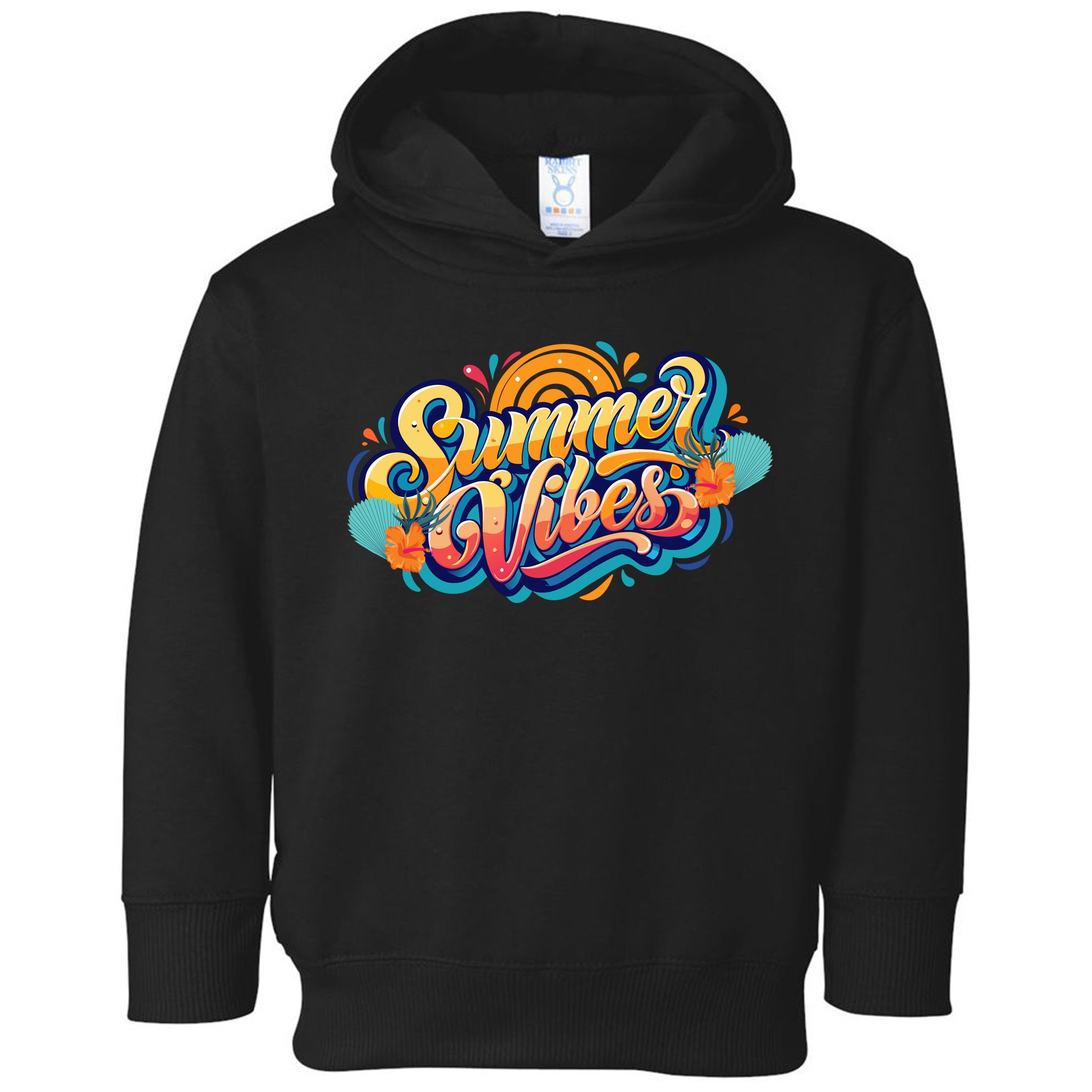 Summer Vibes Family Beach Summer Holiday Toddler Hoodie
