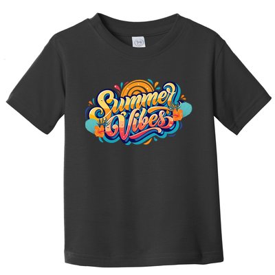 Summer Vibes Family Beach Summer Holiday Toddler T-Shirt