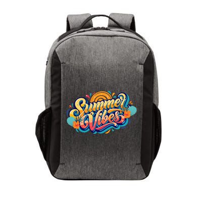 Summer Vibes Family Beach Summer Holiday Vector Backpack