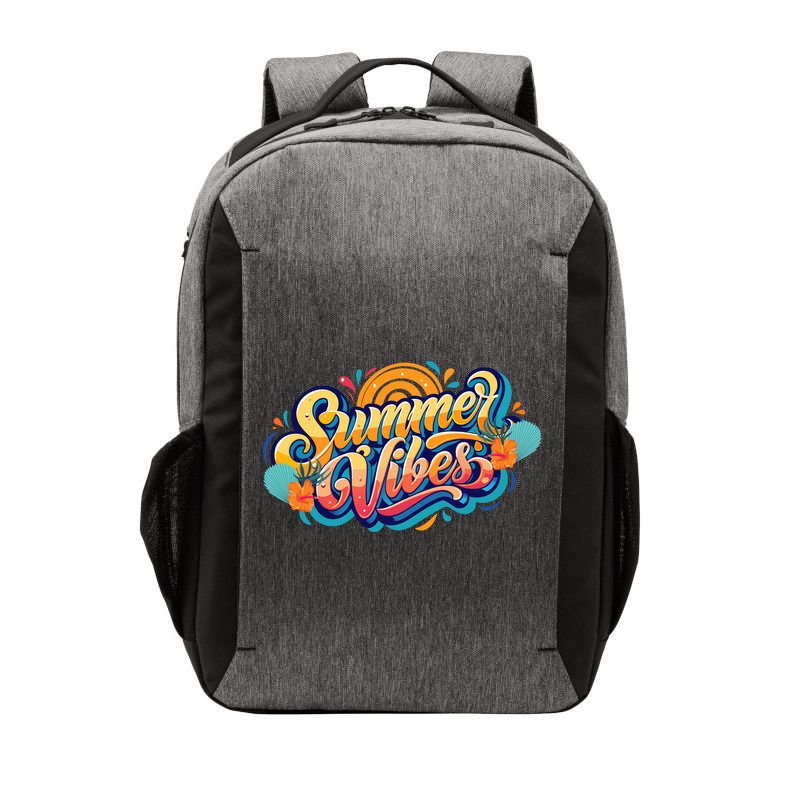Summer Vibes Family Beach Summer Holiday Vector Backpack