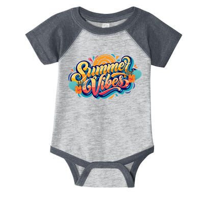 Summer Vibes Family Beach Summer Holiday Infant Baby Jersey Bodysuit