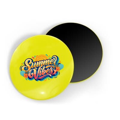 Summer Vibes Family Beach Summer Holiday Magnet