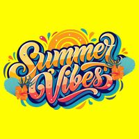 Summer Vibes Family Beach Summer Holiday 25L Jumbo Tote