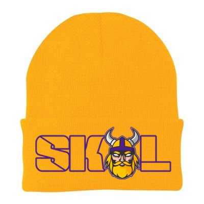 SKOL Viking Football Fan Knit Cap Winter Beanie