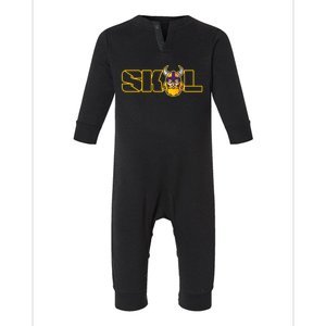 SKOL Viking Football Fan Infant Fleece One Piece