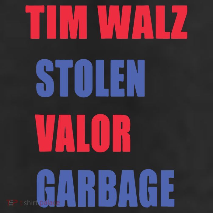 Stolen Valor Garbage Tim Walz 11oz C Handle Ceramic Mug