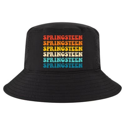 Springsteen Vintage Groovy Retro Party Everyday Casual Cool Comfort Performance Bucket Hat