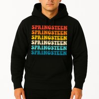 Springsteen Vintage Groovy Retro Party Everyday Casual Hoodie