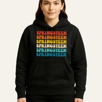 Springsteen Vintage Groovy Retro Party Everyday Casual Hoodie