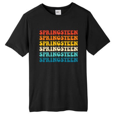 Springsteen Vintage Groovy Retro Party Everyday Casual Tall Fusion ChromaSoft Performance T-Shirt