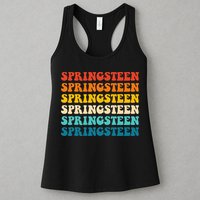 Springsteen Vintage Groovy Retro Party Everyday Casual Womens Tank Top