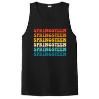 Springsteen Vintage Groovy Retro Party Everyday Casual PosiCharge Competitor Tank