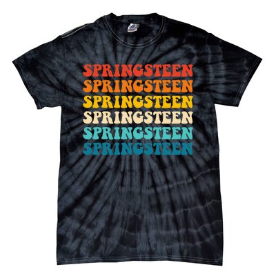 Springsteen Vintage Groovy Retro Party Everyday Casual Tie-Dye T-Shirt