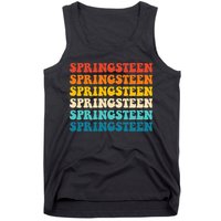 Springsteen Vintage Groovy Retro Party Everyday Casual Tank Top