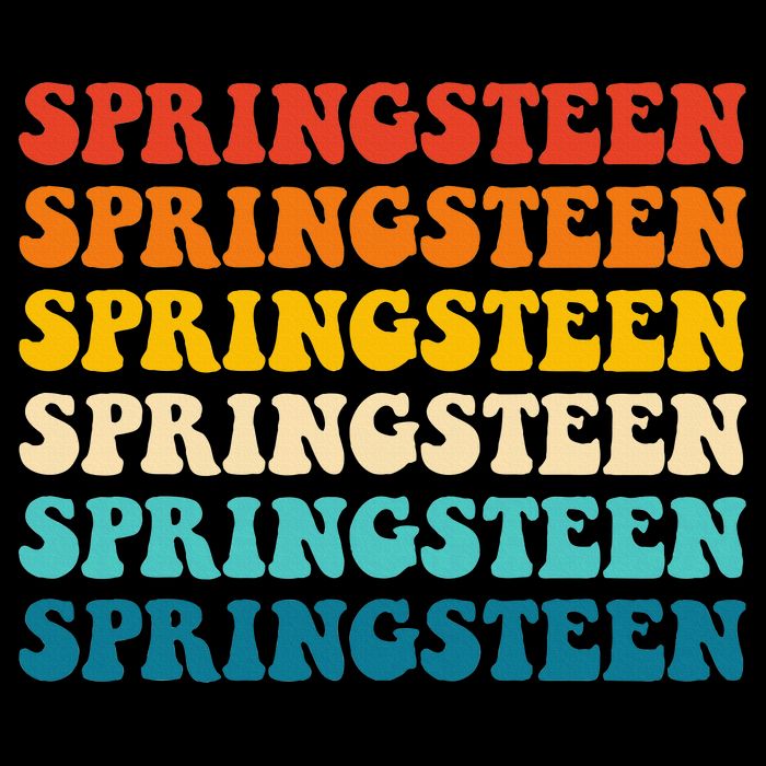 Springsteen Vintage Groovy Retro Party Everyday Casual Tank Top