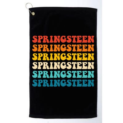 Springsteen Vintage Groovy Retro Party Everyday Casual Golf Towel