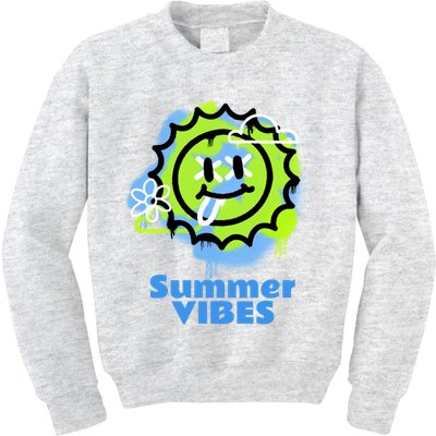 Summer Vibes Gift Kids Sweatshirt